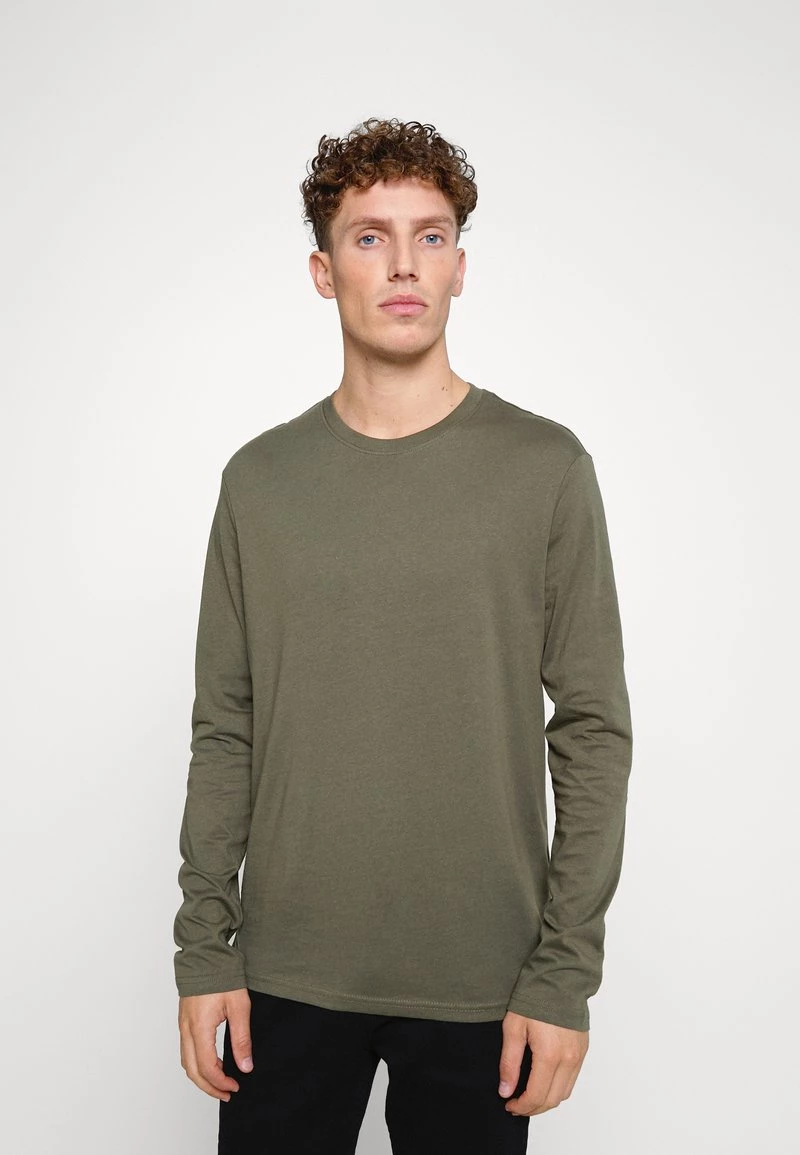 Pier One Hombre 5 PACK - Camiseta De Manga Larga - Blue/white/beige/olive 6 Pier One Hombre 5 PACK - Camiseta De Manga Larga - Blue/white/beige/olive - Imagen 4