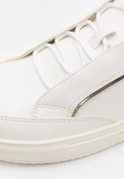 Pier One Hombre Zapatillas - White/gold-coloured -Ofertas Pier One Tienda 01afd682b6694d69ae5afcf996ec847e