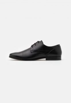 Pier One Hombre LEATHER - Zapatos Con Cordones - Black -Ofertas Pier One Tienda 063e11c82a7c428d9302ae8d167f031e