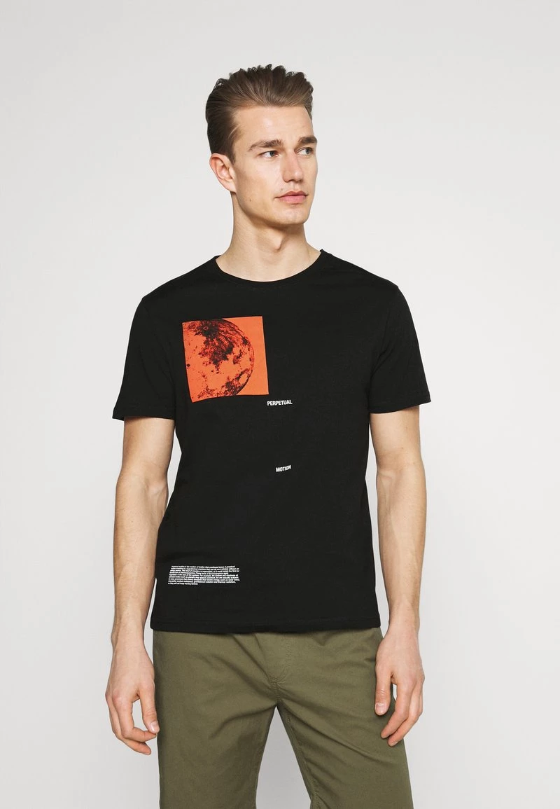 Pier One Hombre Camiseta Estampada - Black 3 Pier One Hombre Camiseta Estampada - Black