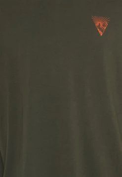 Pier One Camiseta Estampada - Olive, Hombre -Ofertas Pier One Tienda 074ed41493f94eeebc95ab8b0e443b88