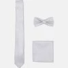 Pier One Hombre SET - Corbata - Grey