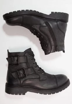 Pier One Hombre Botines Con Cordones - Black -Ofertas Pier One Tienda 08b9df2b374d4a4f8505e8150444cc34