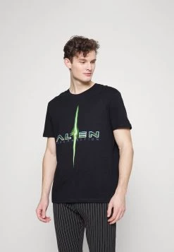 Pier One Hombre Camiseta Estampada - Black
