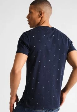 Pier One Camiseta Estampada - Navy, Hombre -Ofertas Pier One Tienda 096b4ade274b4c628ee2e493c286a3c2