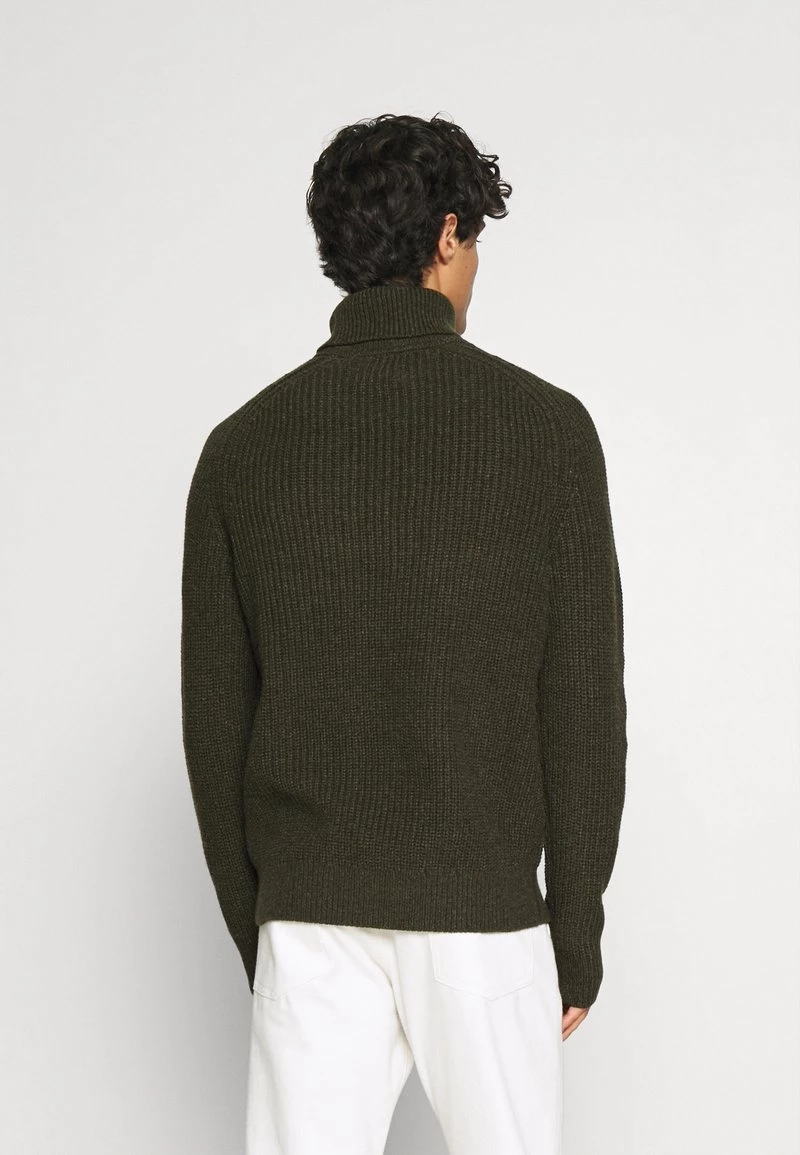 Pier One Hombre NEW CABLE TURTLENECK JUMPER - Jersey De Punto - Mottled Olive 5 Pier One Hombre NEW CABLE TURTLENECK JUMPER - Jersey De Punto - Mottled Olive - Imagen 3