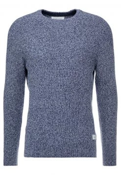 Pier One Hombre MULTICOLOUR HALF CARDIGAN JUMPER - Jersey De Punto - Mottled Blue -Ofertas Pier One Tienda 0a111c3217c94190bba9cb9c2a56e20e