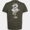 Pier One Camiseta Estampada - Dark Green, Hombre -Ofertas Pier One Tienda 0be6041cbef14c629c366ae4b229600f