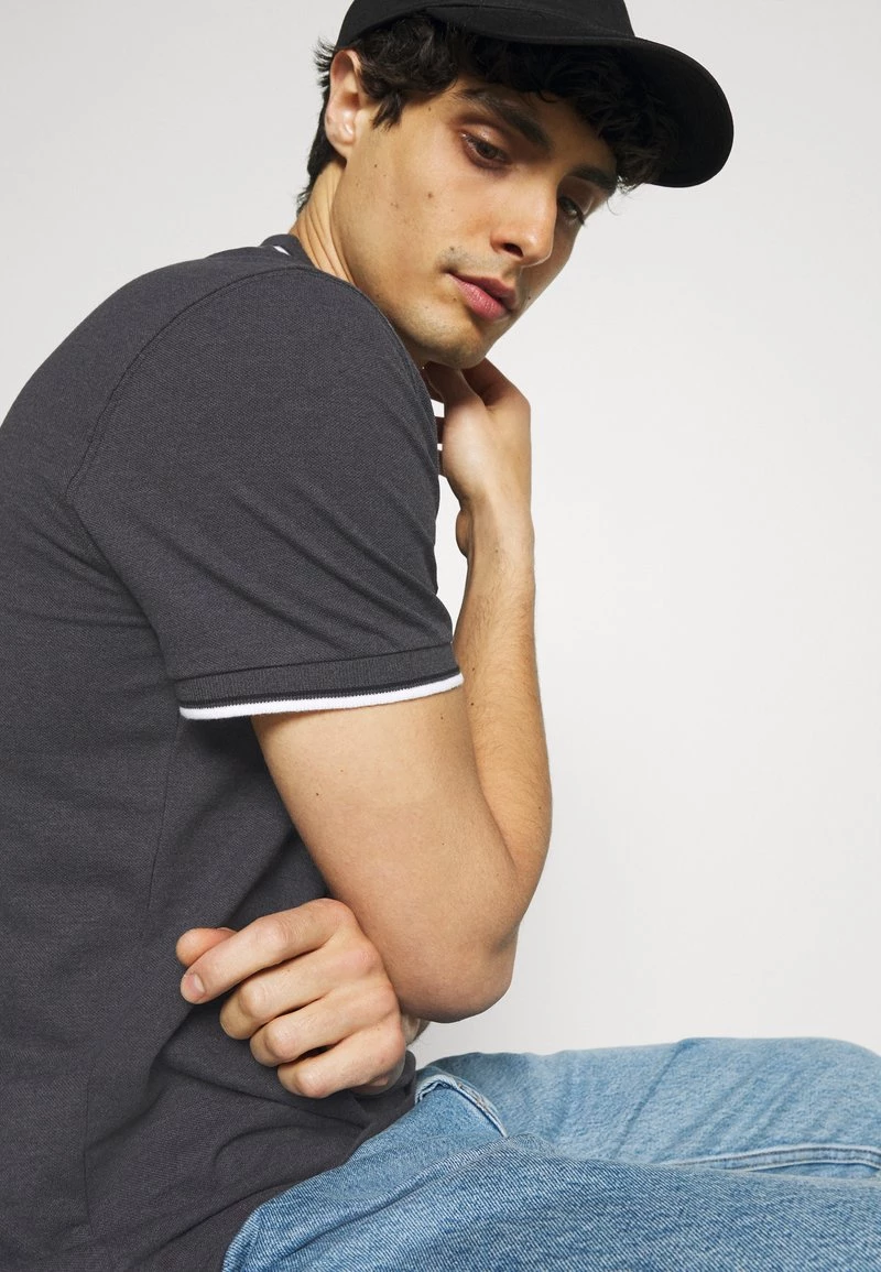 Pier One Hombre Polo - Mottled Dark Grey 7 Pier One Hombre Polo - Mottled Dark Grey - Imagen 5