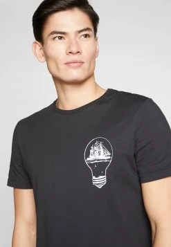 Pier One Hombre Camiseta Estampada - Black -Ofertas Pier One Tienda 0cd363ce31c44567ad3d471b2691e7d9