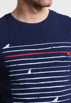Pier One Camiseta Estampada - Navy, Hombre -Ofertas Pier One Tienda 0cea6bd566f5403d903b0eb664a55dc2