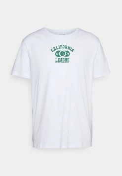 Pier One Hombre CALIFORNIA LEAGUE GRAPHIC T-SHIRT - Camiseta Estampada - White -Ofertas Pier One Tienda 0fd94655982343828fe32e3f7497f0aa