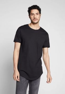 Pier One Hombre Camiseta Básica - Black