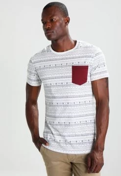 Pier One Hombre Camiseta Estampada - White