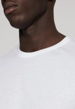 Pier One 3 PACK - Camiseta Básica - White/black/light Grey, Hombre -Ofertas Pier One Tienda 122d0709c72e447f82ad50ef09ab3779