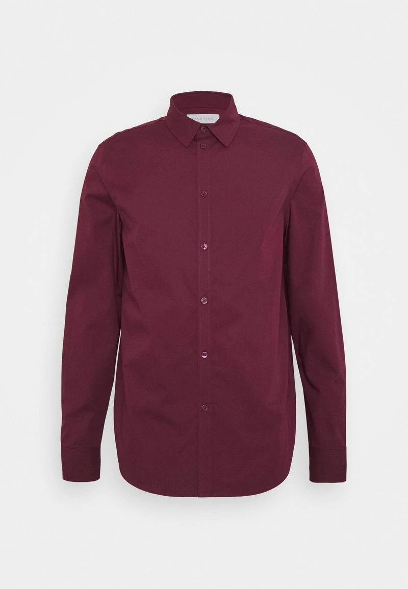 Pier One Camisa Elegante - Bordeaux, Hombre 7 Pier One Camisa Elegante - Bordeaux, Hombre - Imagen 5
