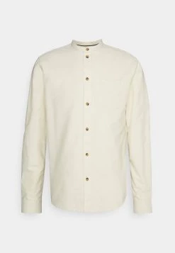 Pier One COLLAR OXFORD - Camisa - Off-white, Hombre -Ofertas Pier One Tienda 14305a6790754e3ab37c3e320fd397c0