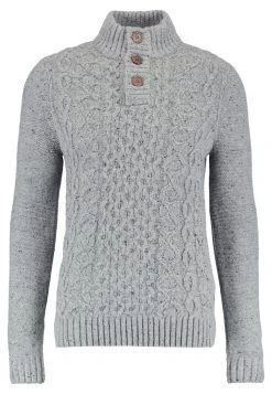Pier One Hombre Jersey De Punto - Mottled Grey -Ofertas Pier One Tienda 144a0b2498bf4177af195a8dc4dfc591