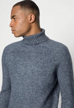 Pier One Hombre ESSENTIAL WINTER TURTLENECK / 512 - MOTTLED BLUE - Jersey De Punto - Mottled Blue -Ofertas Pier One Tienda 16fc8d1fef144974bc7ea94314fd647b