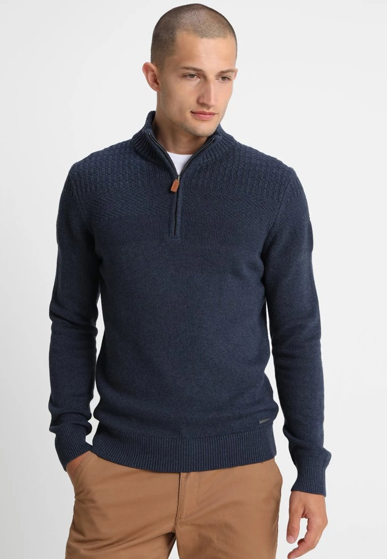 Pier One Hombre Jersey De Punto - Mottled Dark Blue 3 Pier One Hombre Jersey De Punto - Mottled Dark Blue