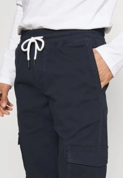 Pier One Hombre Pantalones Cargo - Dark Blue -Ofertas Pier One Tienda 1934b837ea3944deabcaa132afcbd584