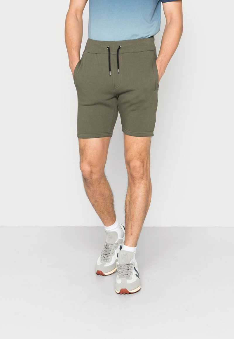 Pier One Hombre 3 PACK - Shorts - Black/grey/green 7 Pier One Hombre 3 PACK - Shorts - Black/grey/green - Imagen 5