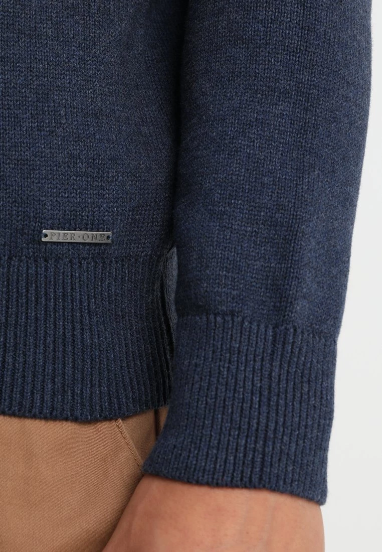 Pier One Hombre Jersey De Punto - Mottled Dark Blue 8 Pier One Hombre Jersey De Punto - Mottled Dark Blue - Imagen 6