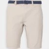 Pier One CHINOS WITH BELT - Shorts - Tan, Hombre -Ofertas Pier One Tienda 1d222c4f96754b11b272289b6aea5729