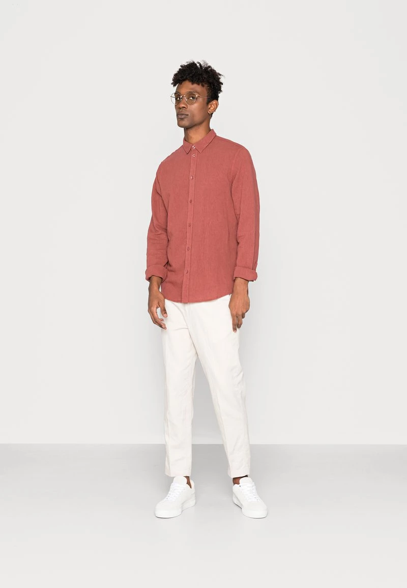 Pier One Hombre Camisa - Cognac 4 Pier One Hombre Camisa - Cognac - Imagen 2