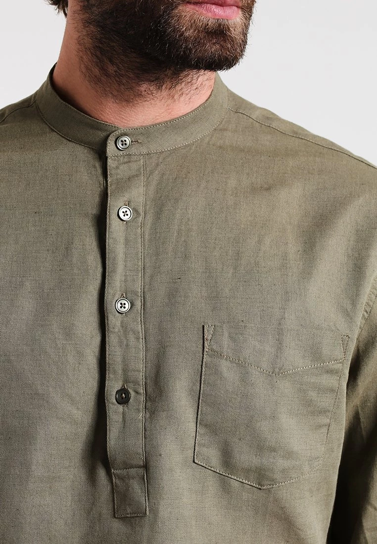 Pier One Hombre Camisa - Khaki 6 Pier One Hombre Camisa - Khaki - Imagen 4