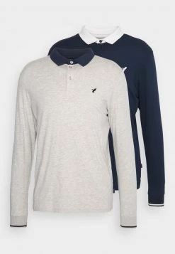 Pier One Hombre 2 PACK - Polo - Dark Blue/mottled Beige -Ofertas Pier One Tienda 21137a2345624d71acd0be6226bfce9d