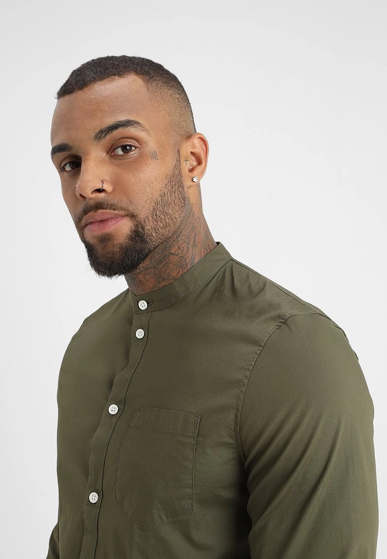 Pier One Hombre Camisa - Oliv 7 Pier One Hombre Camisa - Oliv - Imagen 5