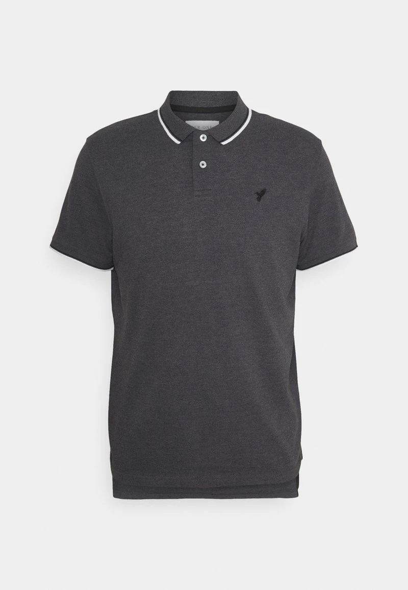 Pier One Hombre Polo - Mottled Dark Grey 8 Pier One Hombre Polo - Mottled Dark Grey - Imagen 6