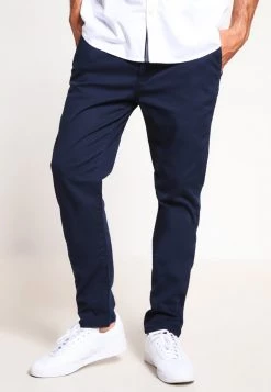 Pier One Hombre Pantalones Chinos - Dark Blue