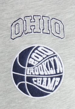 Pier One Hombre GRAPHIC T-SHIRT - Camiseta Básica - Mottled Grey -Ofertas Pier One Tienda 27d5aa661ef74d159174b32d98746d2b