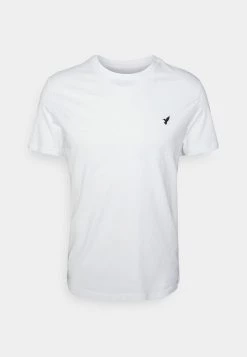 Pier One Unisexo BIRDIE - Camiseta Básica - White/off-white/green -Ofertas Pier One Tienda 2875d65d462041969d47eda5c39eb47e