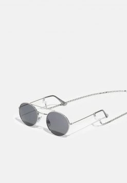 Pier One Unisexo UNISEX - Gafas De Sol - Silver-coloured/black