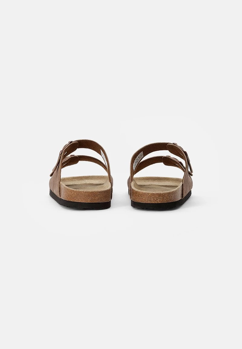 Pier One Unisexo LEATHER UNISEX - Sandalias Planas - Stone 5 Pier One Unisexo LEATHER UNISEX - Sandalias Planas - Stone - Imagen 3