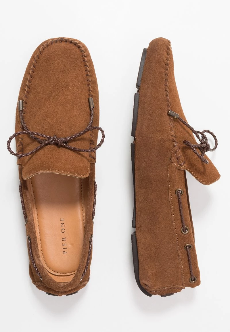 Pier One Hombre LEATHER - Mocasines - Cognac 4 Pier One Hombre LEATHER - Mocasines - Cognac - Imagen 2