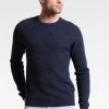 Pier One Hombre Jersey De Punto - Motled Dark Blue -Ofertas Pier One Tienda 2beb853292f448fba9cb18ddd0b1d79d