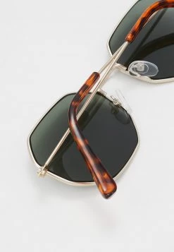 Pier One Unisexo UNISEX - Gafas De Sol - Gold-coloured/green -Ofertas Pier One Tienda 2d667b4da11943488248856468c1ab7d