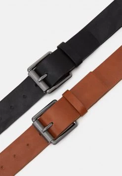 Pier One Unisexo 2 PACK - Cinturón - Black/cognac -Ofertas Pier One Tienda 2e126f1c81ea497db433161d81e92f80