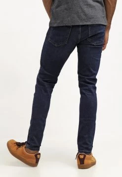 Pier One Hombre DISTRESSED DENIM SLIM FIT - Vaqueros Slim Fit - Dark Blue Denim -Ofertas Pier One Tienda 2e497a10c62240b8ad5729378916a3dd