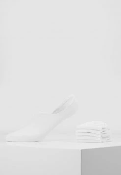 Pier One Hombre 5 PACK - Calcetines Tobilleros - White