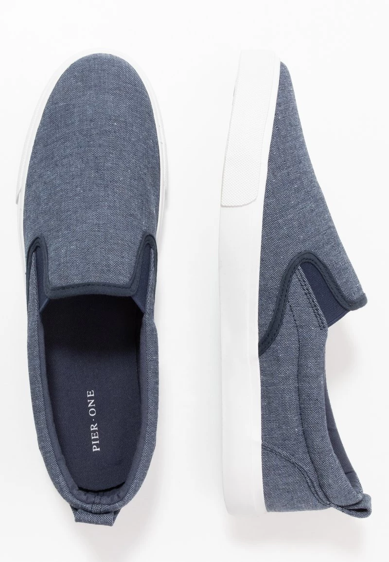 Pier One Unisexo UNISEX - Mocasines - Dark Blue 4 Pier One Unisexo UNISEX - Mocasines - Dark Blue - Imagen 2