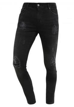 Pier One Vaqueros Pitillo - Black Denim, Hombre -Ofertas Pier One Tienda 3442ef20f0bf4818a8bb0afc68f4cb09