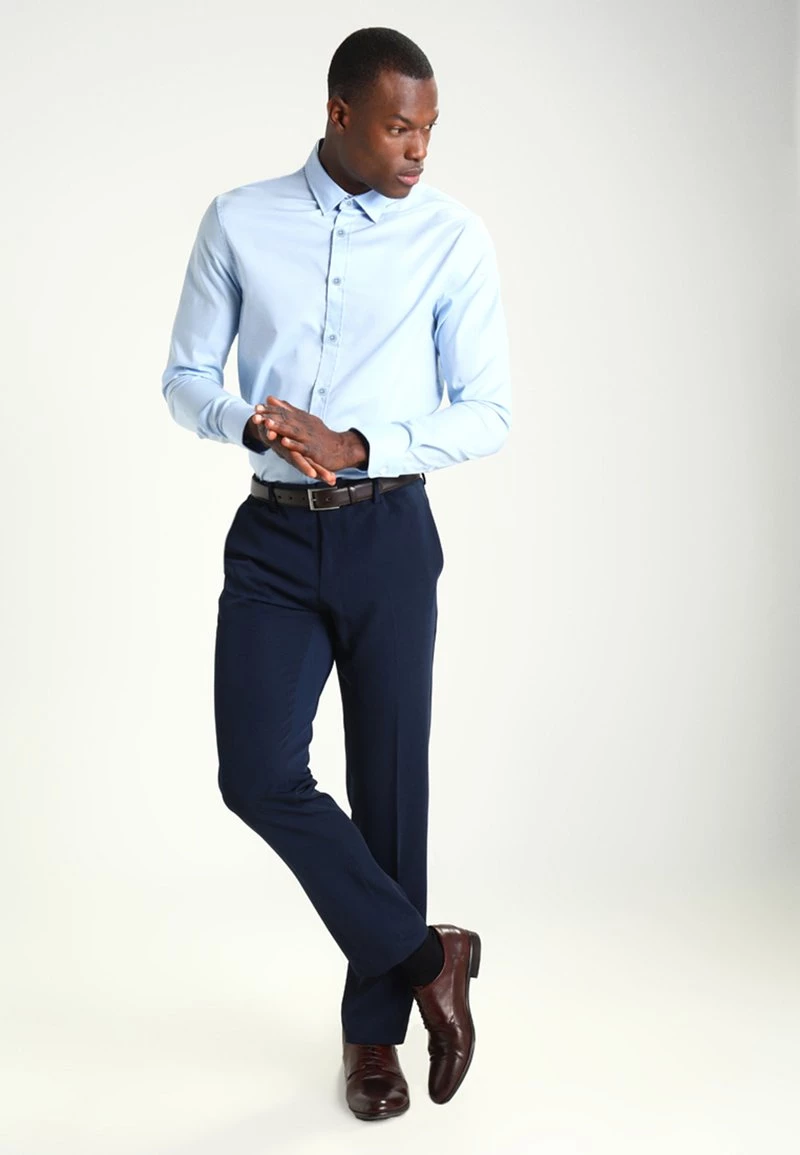 Pier One Hombre Camisa Elegante - Light Blue 4 Pier One Hombre Camisa Elegante - Light Blue - Imagen 2