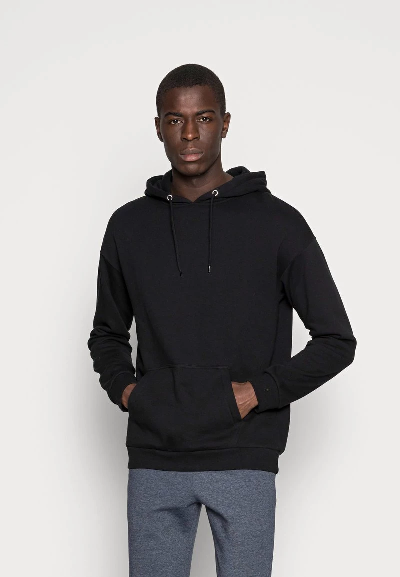 Pier One Hombre PLAIN SKATER HOODY - Jersey Con Capucha - Black 3 Pier One Hombre PLAIN SKATER HOODY - Jersey Con Capucha - Black