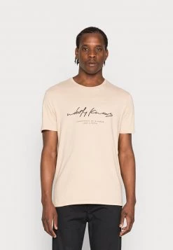 Pier One Camiseta Estampada - Tan, Hombre