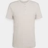 Pier One Hombre LOUNGE HENLEY TEE - Camiseta De Pijama - Beige -Ofertas Pier One Tienda 39e040c5f8614637a2e2011dd341b08b